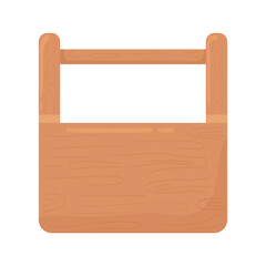wooden toolbox icon