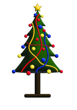 L'arbre de No&euml;l fa&ccedil;on 3D 