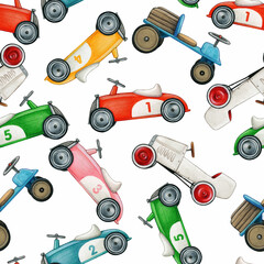 seamless pattern of cars © angela0982