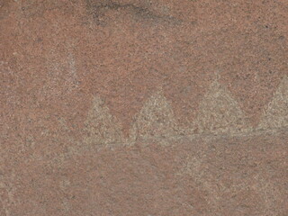Petroglyphs Ayumarka, in Puno, Perú