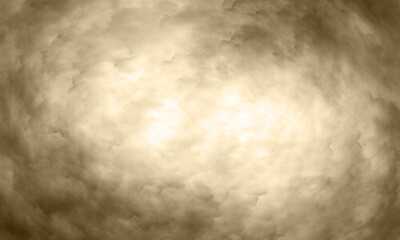 Abstract watercolor background in brown, yellow and gray tones. Copy space, horizontal banner.