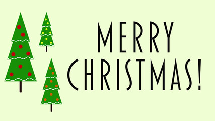 Merry Christmas Simple Banner