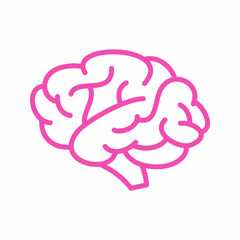 brain line art vector icon