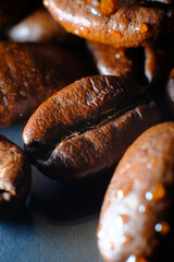Macro Closeup Coffee Beans