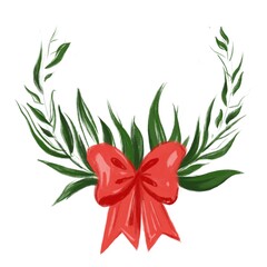 Watercolor frames of leaves, branches.