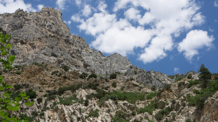 mountain landscape with sky