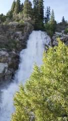 Waterfall in the mountains