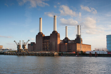 Battersea Power Station and the River Thames