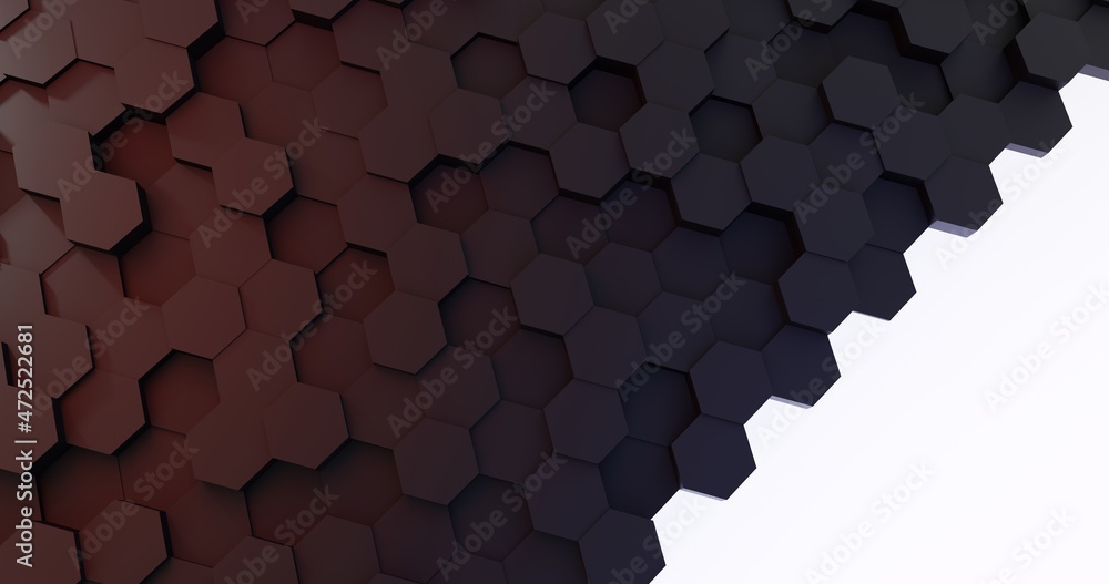 Poster abstract modern hexagonal black background design. geometric abstract background with hexagons. hone
