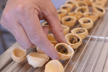 préparation d'escargots
