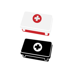 First aid box icon vector illustration