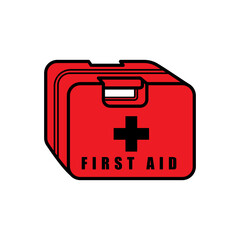 First aid box icon vector illustration