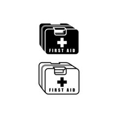 First aid box icon vector illustration