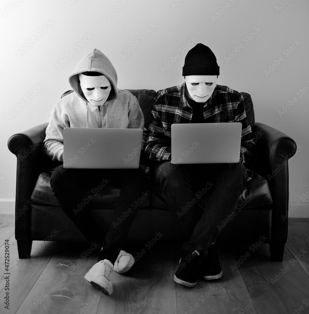 Aufkleber computer hacker and cyber crime