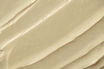 Cream frosting texture background close-up - obrazy, fototapety, plakaty