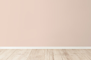 Obraz na płótnie Canvas Empty room with pink wall