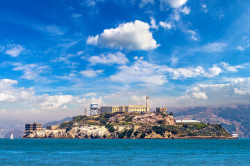 Alcatraz prison Island in San Francisco