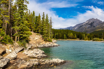 Lake Minnewanka in Banff