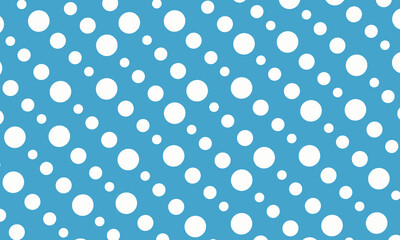 blue background with bunch of white circles