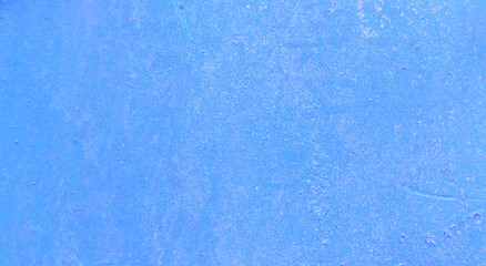 Blue old rough plaster wall surface cracks with abstract 