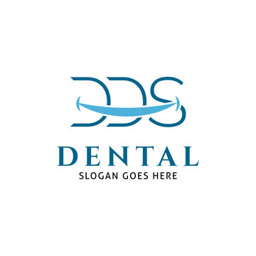Initial Letter DDS Dental Icon Vector Logo Template Illustration Design