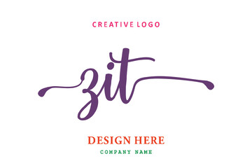 ZIT lettering logo is simple, easy to understand and authoritative