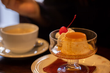 喫茶店のプリン　pudding