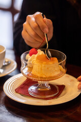 喫茶店のプリン　pudding