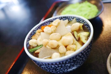 Miyagi Prefecture's local cuisine Okuzukake (soup with lots of vegetables)