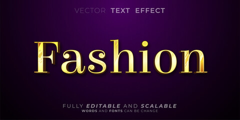 Editable text effect Fashion 3d effect font style luxury concept