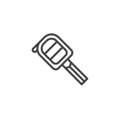 Car key line icon
