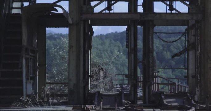 A timelapse video of an abandoned mining location located in a small village in Nicosia, Cyprus