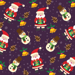 christmas pattern card decoration of xmas vector illustration design 08