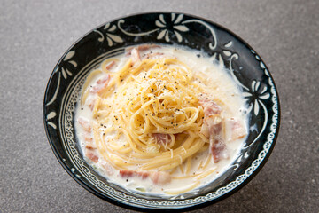 cream bacon pasta 