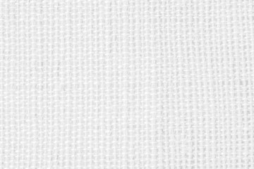 White linen canvas fabric texture background