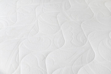 Orthopedic mattress cover close-up.