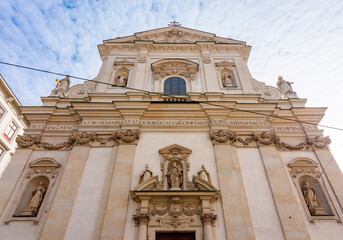 Obraz premium Dominican church or church of St. Maria Rotunda in Vienna, Austria