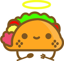 cute taco ghost