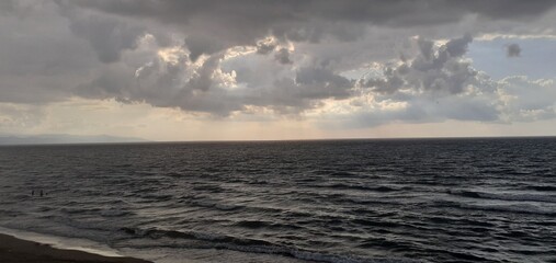 Obraz premium sunset over the sea