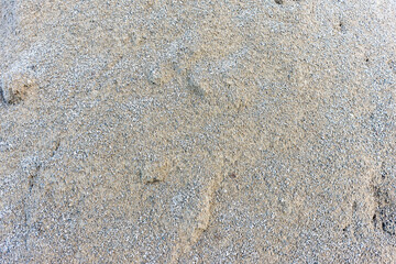 Background of sand with small pebbles