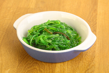 Japanese traditional seaweed salad Chukka