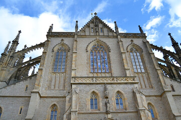 Fototapeta na wymiar St. Barbara cathedral (Chrám svaté Barbory), Kutna Hora, Czech Republic