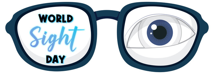 World sight day concept background