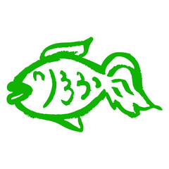 Icon in hand draw style. Drawing with wax crayons, children's creativity