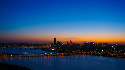 한강의 야경(night view of river)
