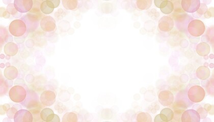 soft and light background with bokeh bubbles for invitation or party cards design