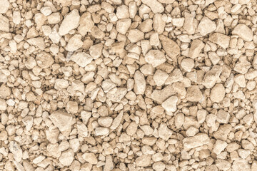 Fine white gravel texture for background