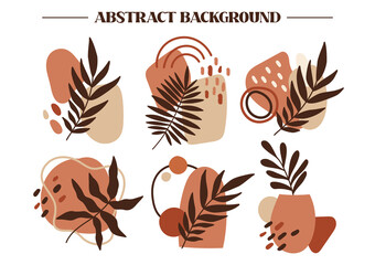 Fototapeta na wymiar Abstract shape vector illustration for banner