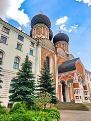 Facade of the Cathedral of the Intercession of the Most Holy Theotokos in Izmailovo