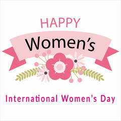  Best women's day logo template design vector, women's logo, Vector illustration Happy women's day, 8 march celebrations
